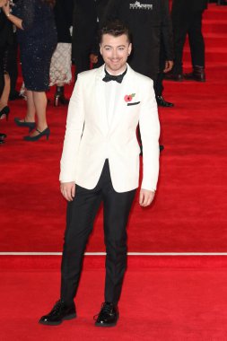 Sam Smith Bond Spectre 'ın film galasında. Londra, Birleşik Krallık 