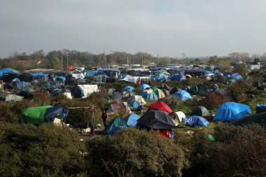 FRANSA - Göçmenler - CALAIS - JUNGLE