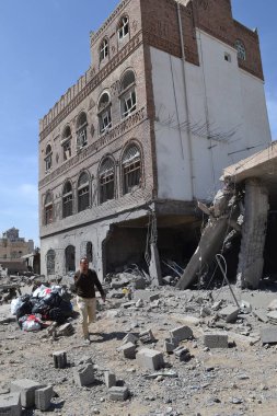 YEmen - SAVAŞ - SANAA 'DA HAVAALARI