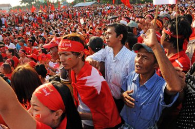 MYANMAR - ELEKsiyonlar - Rally - DEMO 