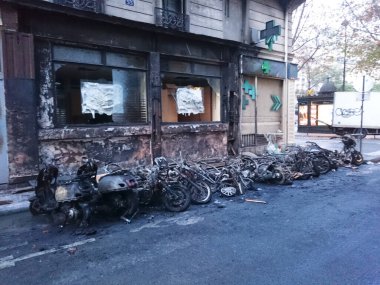 Paris 'in terör saldırısı sırasındaki gündüz görüntüleri  
