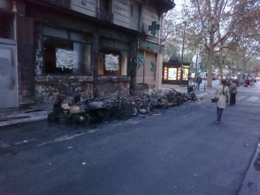 Paris 'in terör saldırısı sırasındaki gündüz görüntüleri  