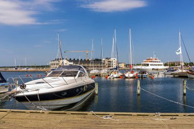 Farjestaden 'deki marinadan sahneler