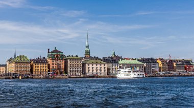 Stockholm 'deki Gamla Stan manzarası