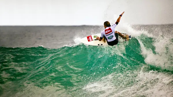Surfer Carreras Quiksilver Roxy Pro World Title Event 2012 —  Fotos de Stock