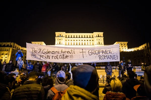 Roumanie Bucarest Août 2018 Manifestations Politiques Roumanie — Photo
