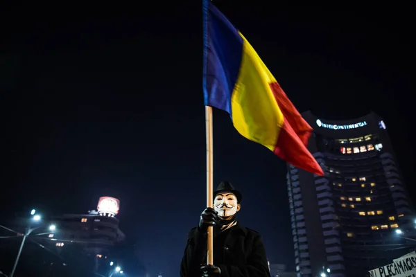Rumania Bucarest Agosto 2018 Protestas Políticas Rumania —  Fotos de Stock