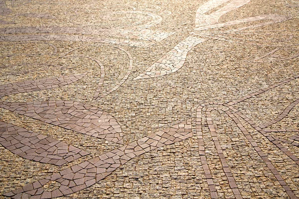 Pared Milan Fondo Abstracto Mosaico Piedra — Foto de Stock