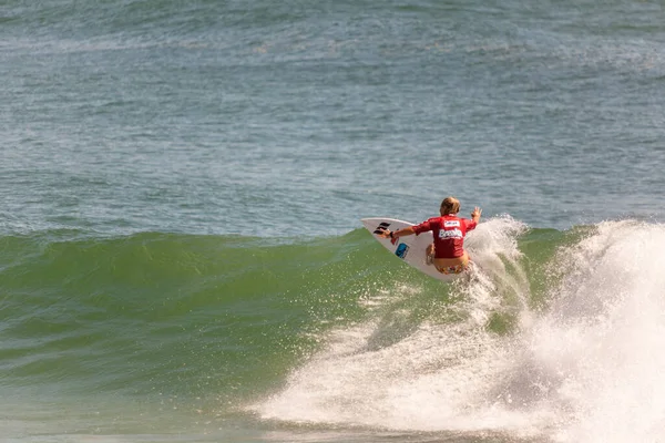 Profesjonalna Surferka Rywalizuje Burleigh Pro 2013 — Zdjęcie stockowe