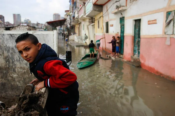 Egypt Alexandria Flooding Disaster — Stock Photo, Image