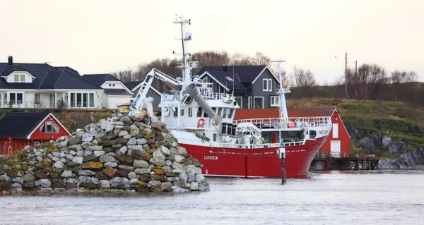 Ляхольм Берегу Моря Норвегии — стоковое фото