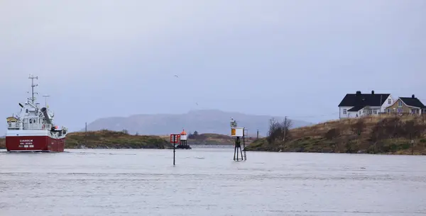 Ляхольм Побережье Океана Норвегии — стоковое фото