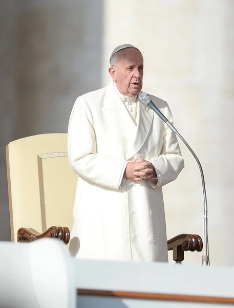Italy Vatican City Pope Francis — Stock Photo, Image