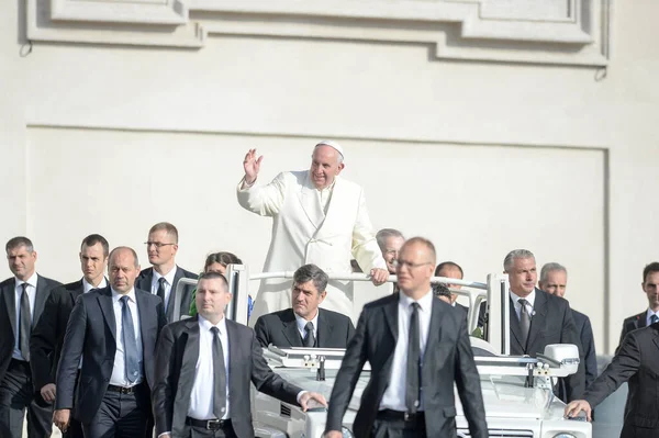 Italien Vatikanstaten Påven Franciskus — Stockfoto