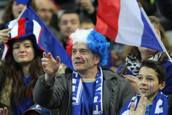 Fransa Stadyumu Nda Dostça Oynanan Futbol Maçı Paris Almanya Karşı — Stok fotoğraf