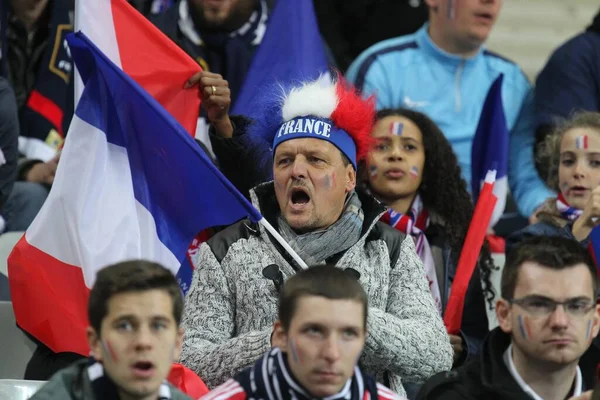 Футбольна Гра Париж Проти Німеччини Stade France — стокове фото