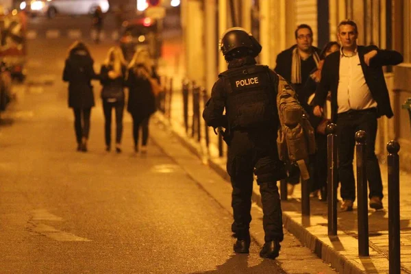 Франция Париж Теракт Концертном Зале Батаклан — стоковое фото