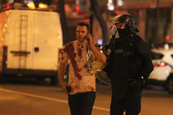 France Paris Batacan Konser Salonunda Terörist Saldırısı — Stok fotoğraf