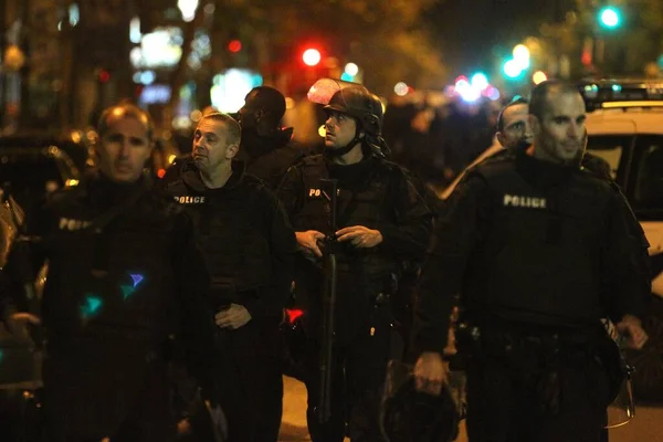 França Paris Incidente Ataque Terrorista Batacan Concert Hall — Fotografia de Stock