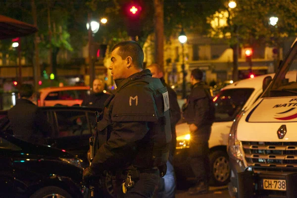 Incidente Terroristico Parigi Francia — Foto Stock
