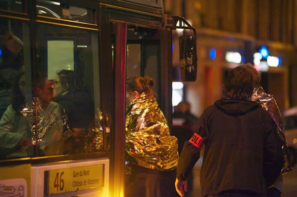 Incidente Terroristico Parigi Francia — Foto Stock