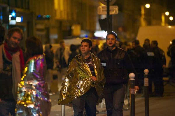 法国巴黎的恐怖袭击事件 — 图库照片