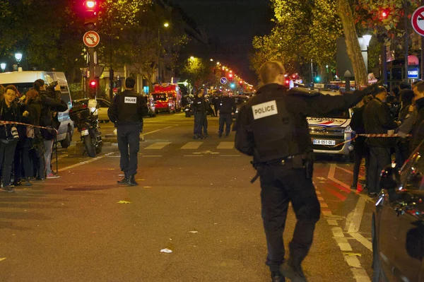 Терористичний Акт Парижі Франція — стокове фото