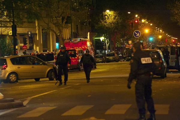 Террористический Акт Париже — стоковое фото