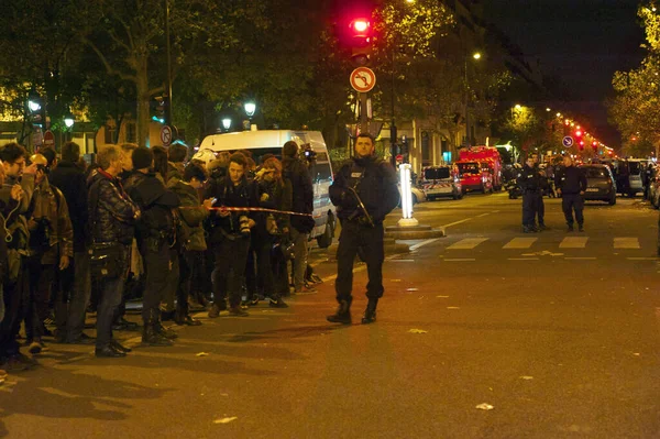 Teroristický Útok Paříži Francie — Stock fotografie