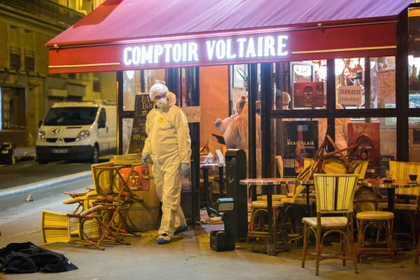 Incidente Ataque Terrorista París Francia — Foto de Stock