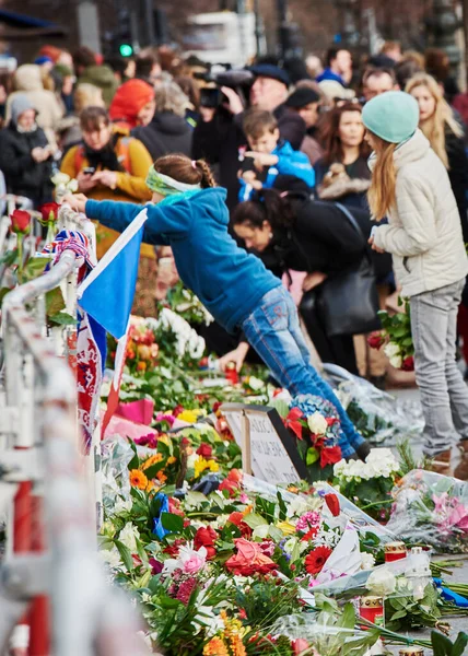 Paris Terör Saldırısı Fransa — Stok fotoğraf