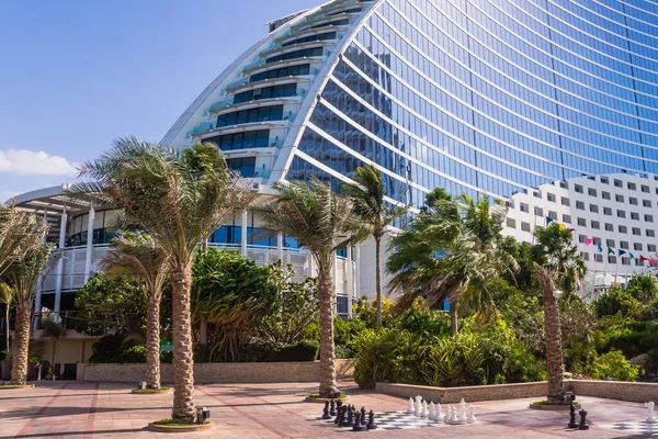 Jumeirah Beach Hotel Palms — Stock Photo, Image