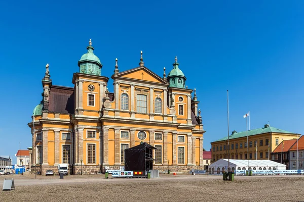 Kalmar Cathedral Sunny Day — Stock Photo, Image