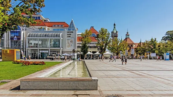 Scenes Main Promenade Sopot — Stock Photo, Image