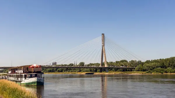 Swietokrzyski Bridge Urban Scene — Stock Photo, Image