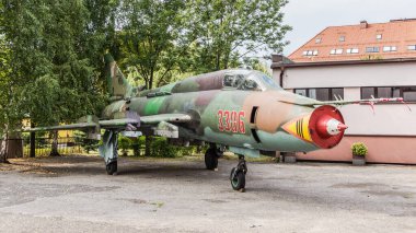 Savaş uçağı SU22 askeri müzede.