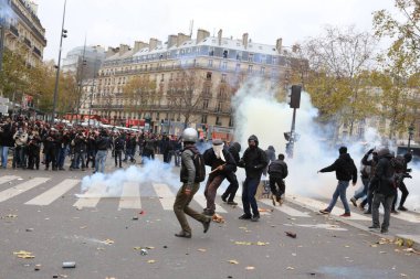 COP21 'deki insanlar Paris' te Fransa 'da FRANCE - PARIS - COP21 - DEMONSTRASYON 