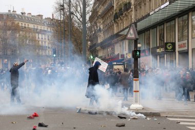 COP21 'deki insanlar Paris' te Fransa 'da FRANCE - PARIS - COP21 - DEMONSTRASYON 