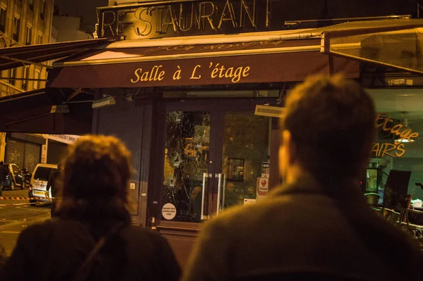 Франция Париж Нападение Виктимов — стоковое фото