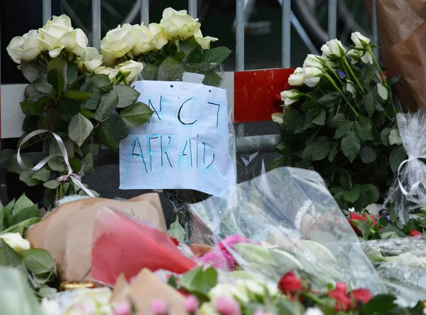 Kodaň Paris Attacks Tributes — Stock fotografie
