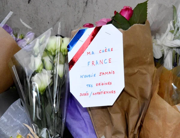London Inglândia Paris Ataque Tributo — Fotografia de Stock