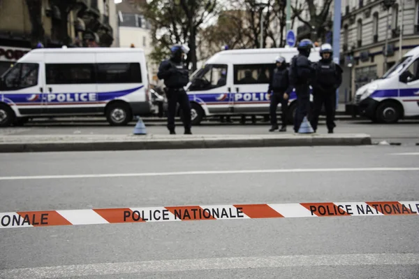 Terroristattack Paris Frankrike — Stockfoto