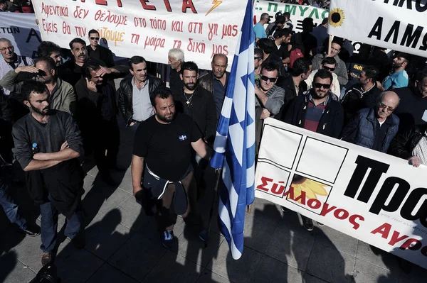 Greece Athens Avrupa Birliği Kurtarma Kredisine Karşı Gösterilerde Ayaklanmalar — Stok fotoğraf
