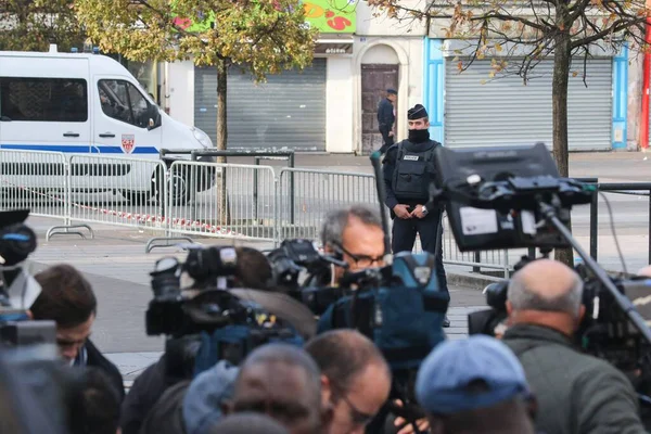 Paris Terör Saldırısı Sırasındaki Gündüz Görüntüleri — Stok fotoğraf