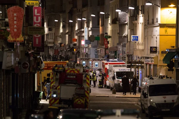 Ataques Policiales Saint Denis Francia — Foto de Stock