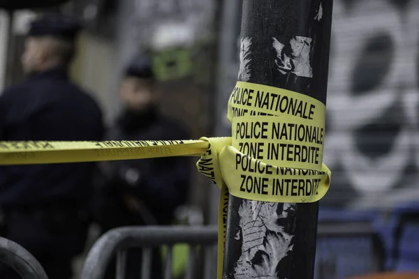 Disparo París Durante Día Durante Ataque Terrorista —  Fotos de Stock