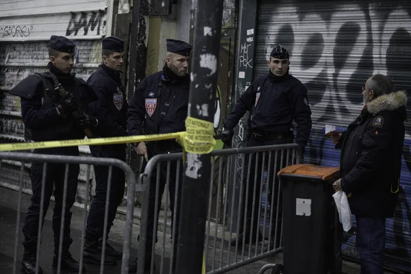 Giorno Scatto Parigi Durante Attacco Terroristico — Foto Stock