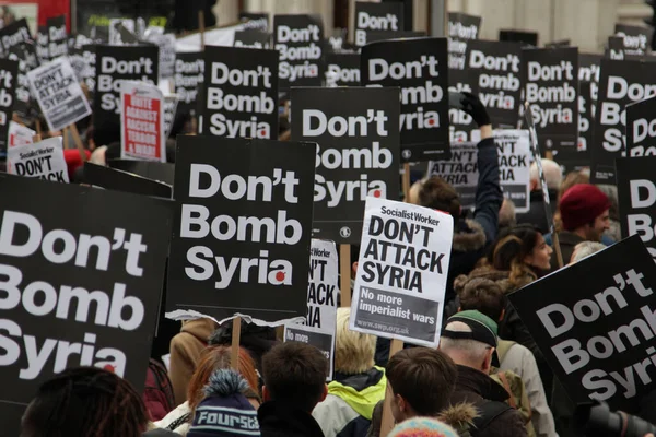 Londýn Spojené Království Protiválečné Demonstrace — Stock fotografie