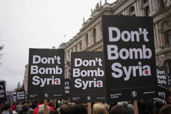 Londres Reino Unido Manifestación Contra Guerra —  Fotos de Stock