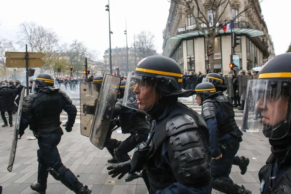 France Paris Riots Climate Warming Cop21 Demonstration — Stock Photo, Image